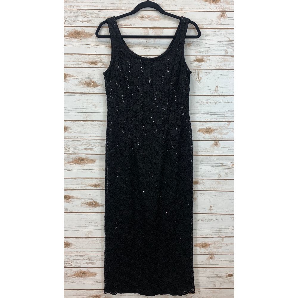 R & M Collection Black Dress, Size 8